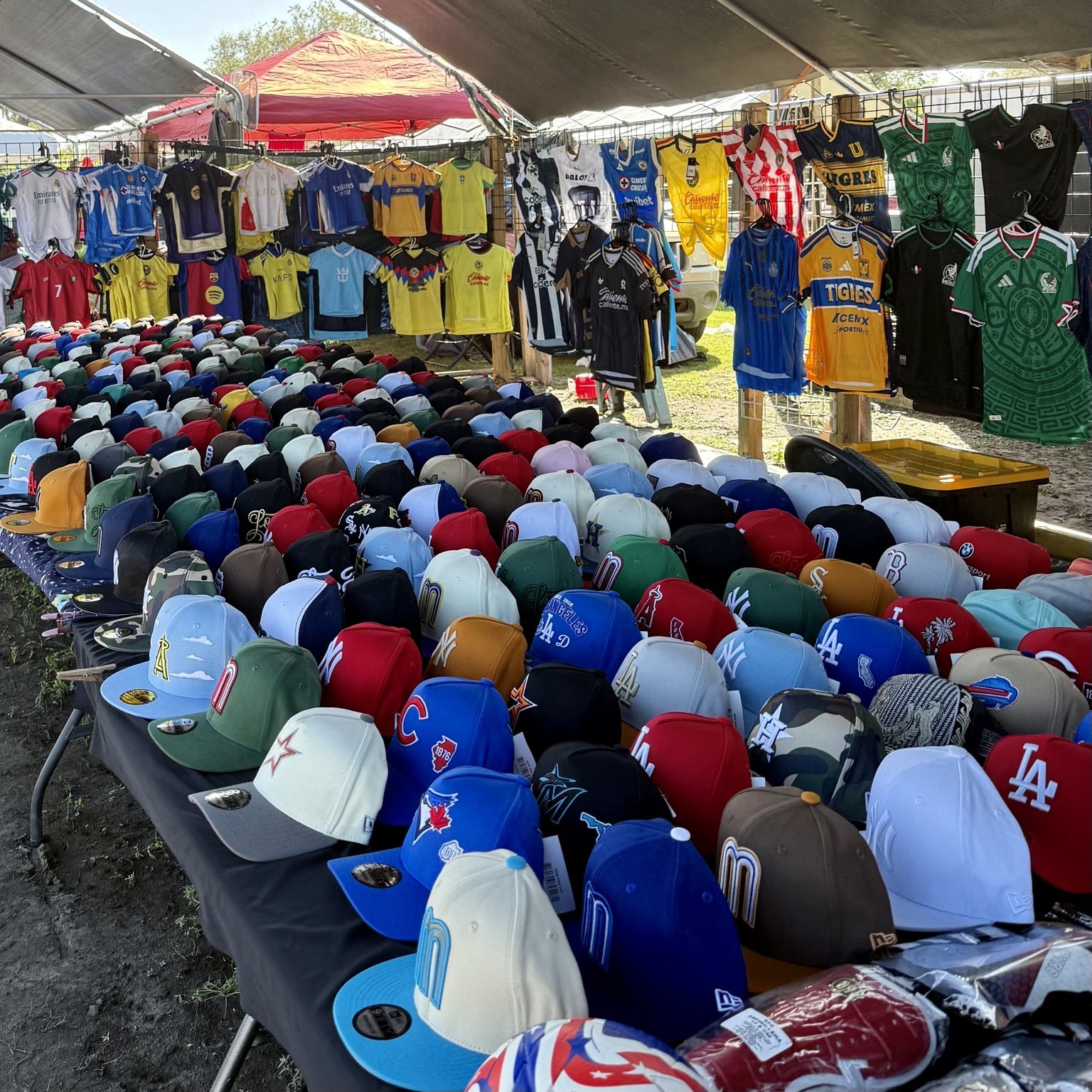 Hats and clothing