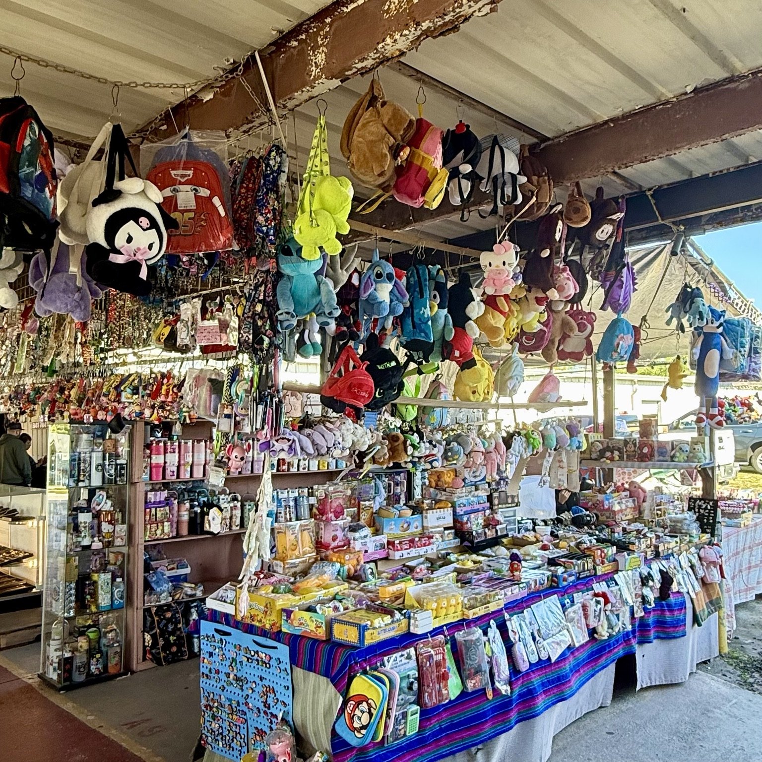 Market goods and bags
